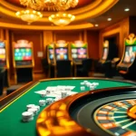 Engage in thrilling online gaming experiences at https://gg888.info/ with luxurious casino tables, exciting slots, and vibrant ambiance.
