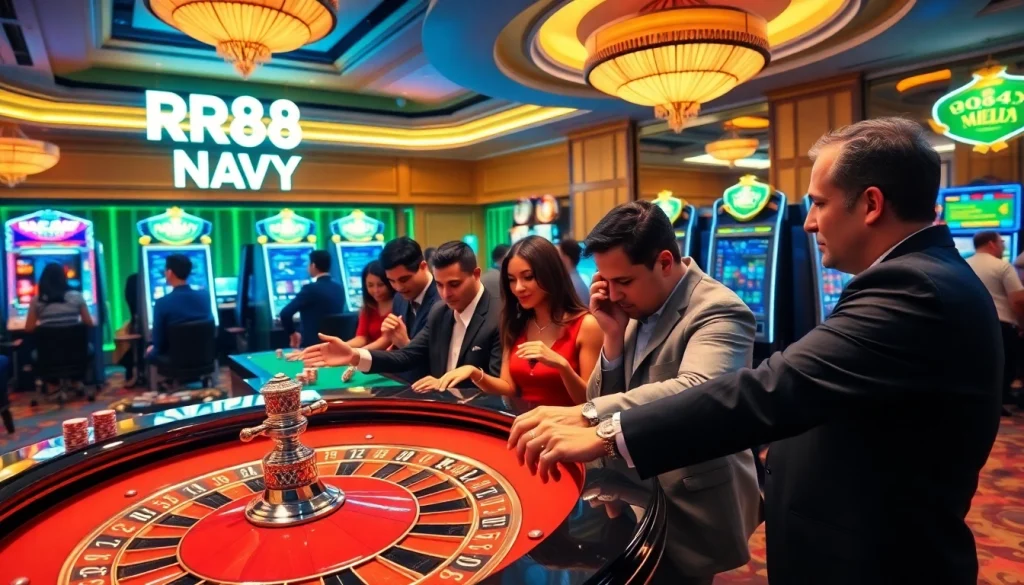 Experience thrilling games at https://rr88.navy/ with players enjoying roulette and slot machines.