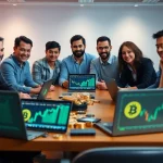 Acheter bitcoin avec des experts lors d'une réunion sur les cryptomonnaies.