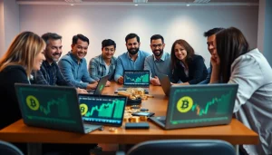 Acheter bitcoin avec des experts lors d'une réunion sur les cryptomonnaies.