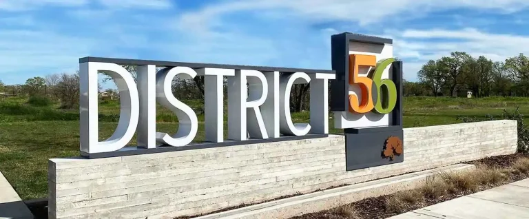 district-fifty-six-monument-sign
