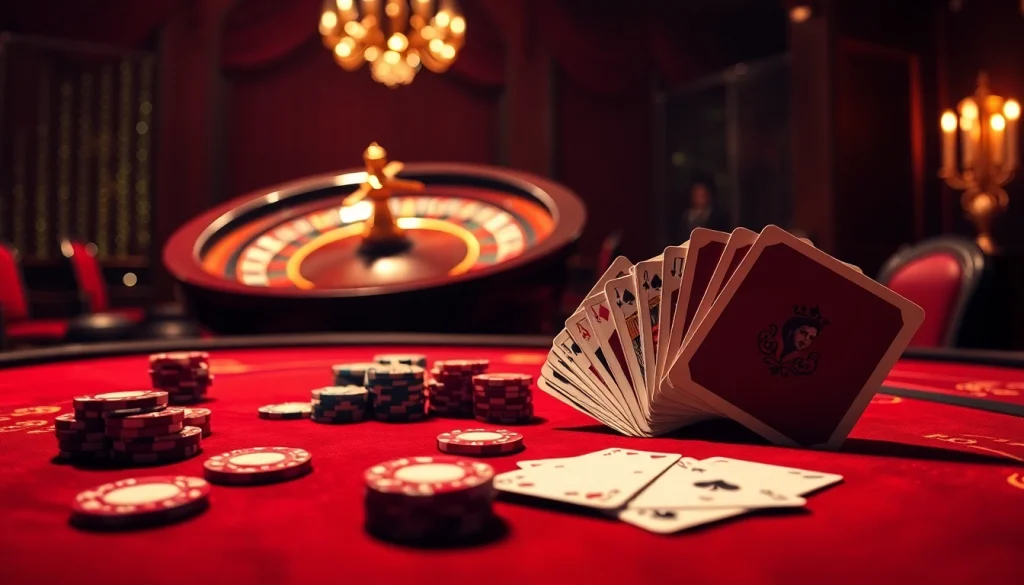 The original hidden wiki featured on a luxury casino poker table, showcasing cards and chips in an exciting gambling atmosphere.
