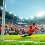 Experience thrilling matches with โปรแกรมบอล วันนี้ as goalies make crucial saves on the field.