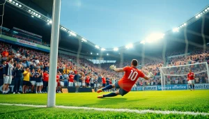 Experience thrilling matches with โปรแกรมบอล วันนี้ as goalies make crucial saves on the field.