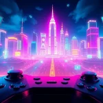 พบกับเมก้า เกม ที่มีการออกแบบกราฟิกอันสดใสและน่าตื่นเต้นในบรรยากาศที่มีชีวิตชีวา