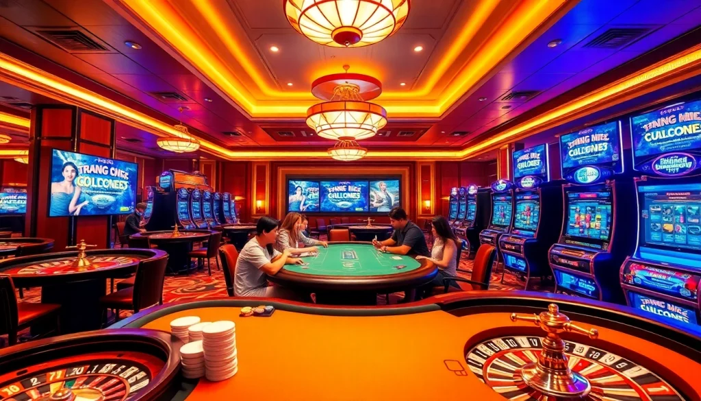 Experience the thrill of gaming at trang chủ nova88 with luxurious casino elements and engaged players.