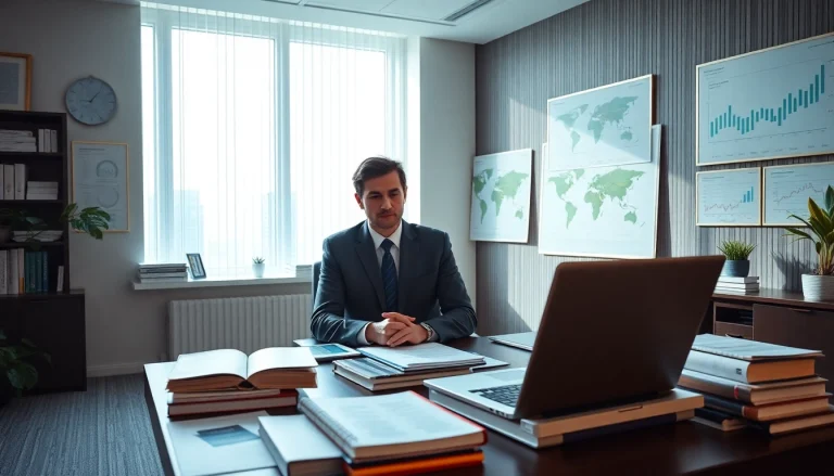 Enhance your financial journey with insights from globalwealthscope in a modern office.