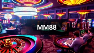 MM88 players winning big at a vibrant online casino with exciting games