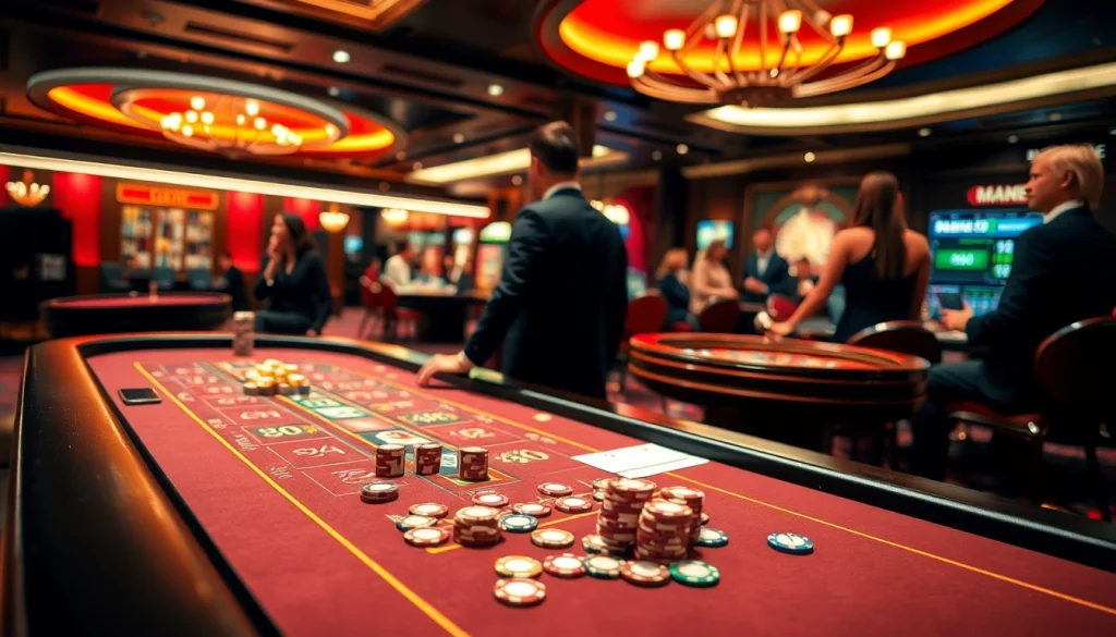 Experience the excitement of the best csgo gambling sites through an engaging casino setting.