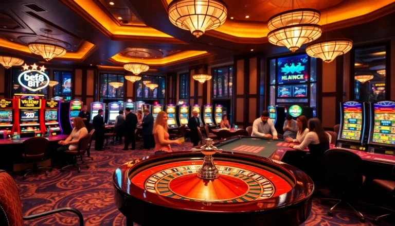 Experience the thrill of gaming at https://bet88.limited/ with vibrant roulette tables and lively players.
