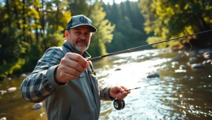 Learn fly fishing lessons near me with an expert instructor on a peaceful riverbank.