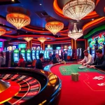 Players enjoying their bets at SODO Casino amid the excitement of slot machines and roulette.