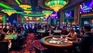 Experience the thrill of winning at SODO Casino with vibrant tables and exciting gaming action.