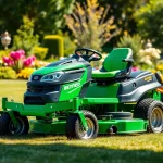 Discover premium zero turn mowers for sale, featuring modern designs in a lush outdoor setting.
