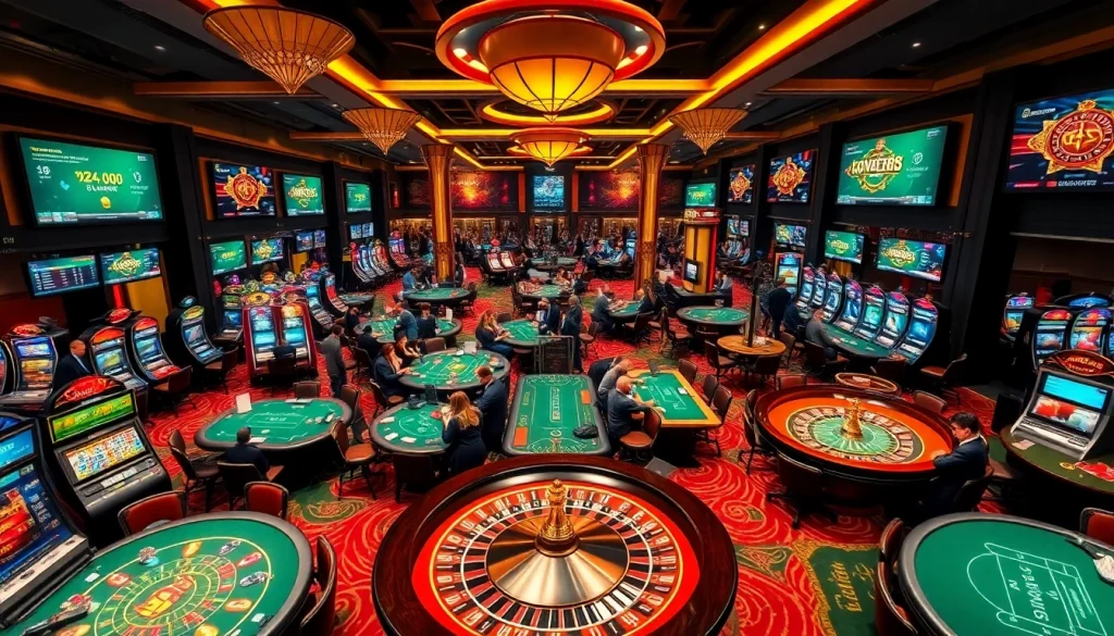 Experience the thrill of betting on trang chủ nova88 with vibrant colors and exciting casino environments.