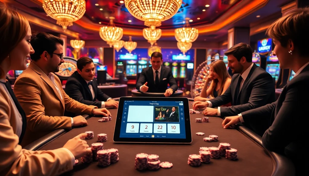 Access the website for exciting online gambling opportunities at a luxurious casino setup.