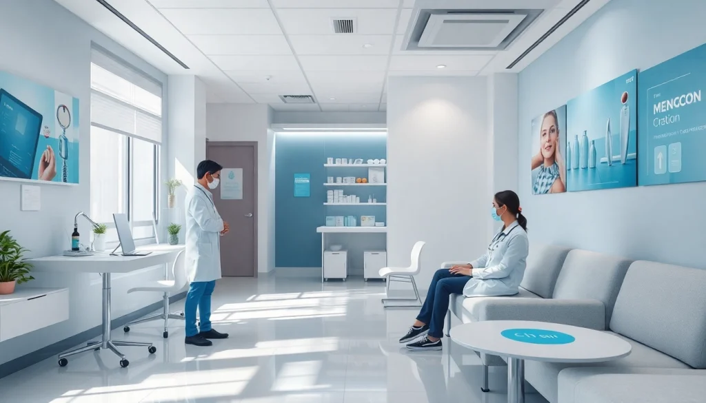 温かな雰囲気のクリニックで包茎手術 おすすめ の選択肢を紹介する専門的な医療相談シーン。