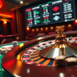 Engage in thrilling gambling with real-time football scores at the elegant casino.