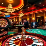 Experience the excitement of mm88 com with vibrant casino tables, roulette wheels, and engaging players.