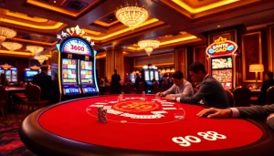 Experience high-stakes gaming with the go 88 logo on a luxury casino table filled with chips and cards.