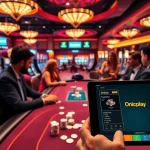 Experience thrilling gaming with onicplay at a vibrant casino table surrounded by excitement.