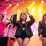 Catch the latest Blackpink news featuring dynamic performance shots of BLACKPINK members.