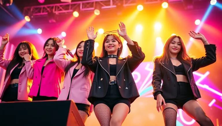 Catch the latest Blackpink news featuring dynamic performance shots of BLACKPINK members.