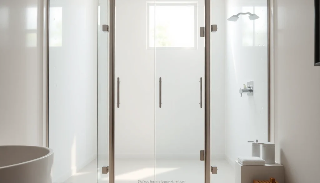 Stylish shower doors uk designed for modern bathrooms with elegant frameless features.
