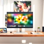 Transform your images easily with perfect square image editing tools, showcasing vibrant colors and modern design.