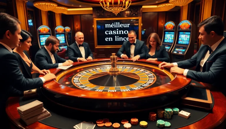 Ressentez l'excitation au meilleur casino en ligne avec des tables luxueuses et des joueurs enthousiastes.