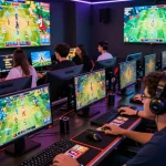 Engaging online gaming scene featuring players in a vibrant go88 digital environment.