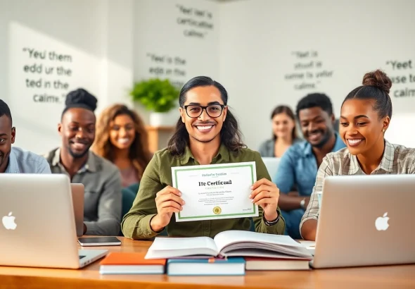 Earn IT certifications without studying with dedicated candidates engaging in a motivating study environment.