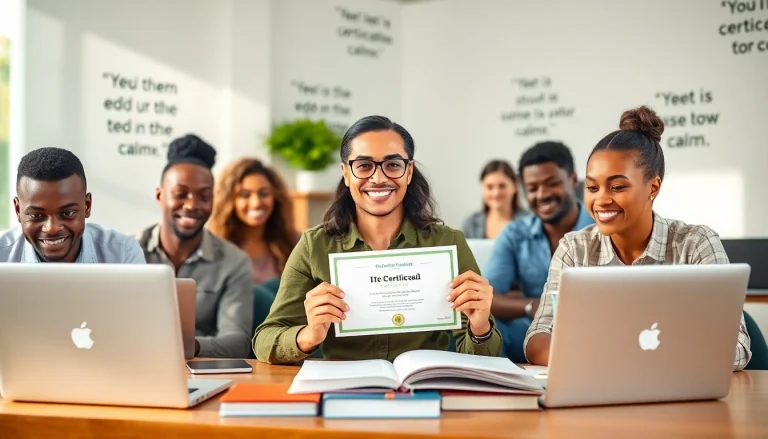 Earn IT certifications without studying with dedicated candidates engaging in a motivating study environment.