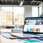 Enhance your business with innovative brochure website design essex showcasing modern office creativity.