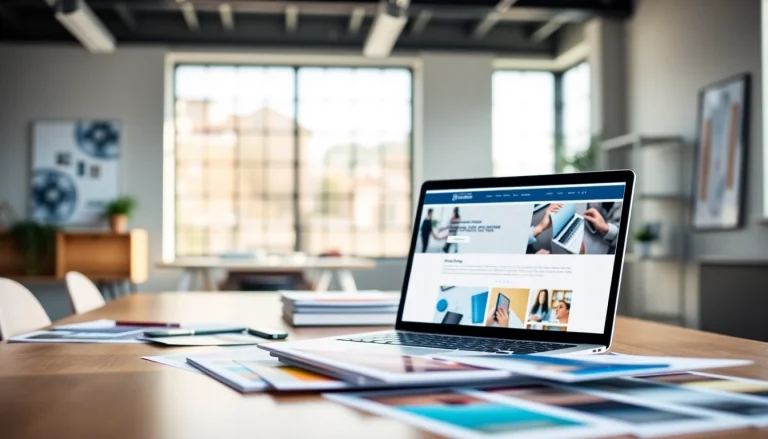 Enhance your business with innovative brochure website design essex showcasing modern office creativity.