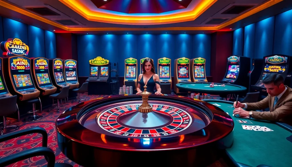 Vivez l'excitation au meilleur casino en ligne avec des tables de roulette captivantes et des machines à sous vibrantes.