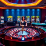 Vivez l'excitation au meilleur casino en ligne avec des tables de roulette captivantes et des machines à sous vibrantes.