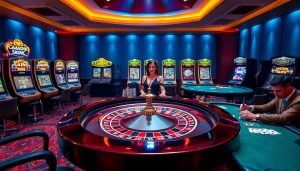Vivez l'excitation au meilleur casino en ligne avec des tables de roulette captivantes et des machines à sous vibrantes.
