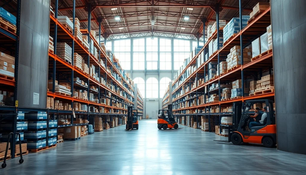 Find reliable solutions in a professional warehouse near me with organized goods and efficient layout.
