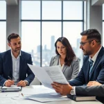 Debt collection UK professionals collaborating efficiently in a modern office environment.