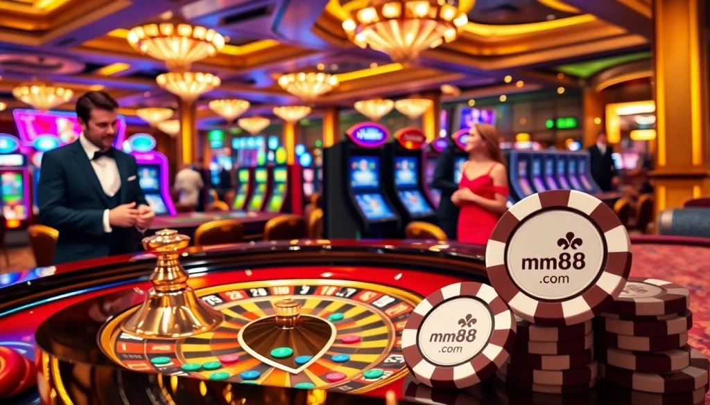 Experience the thrill of mm88 com with vibrant casino games and dynamic betting actions.