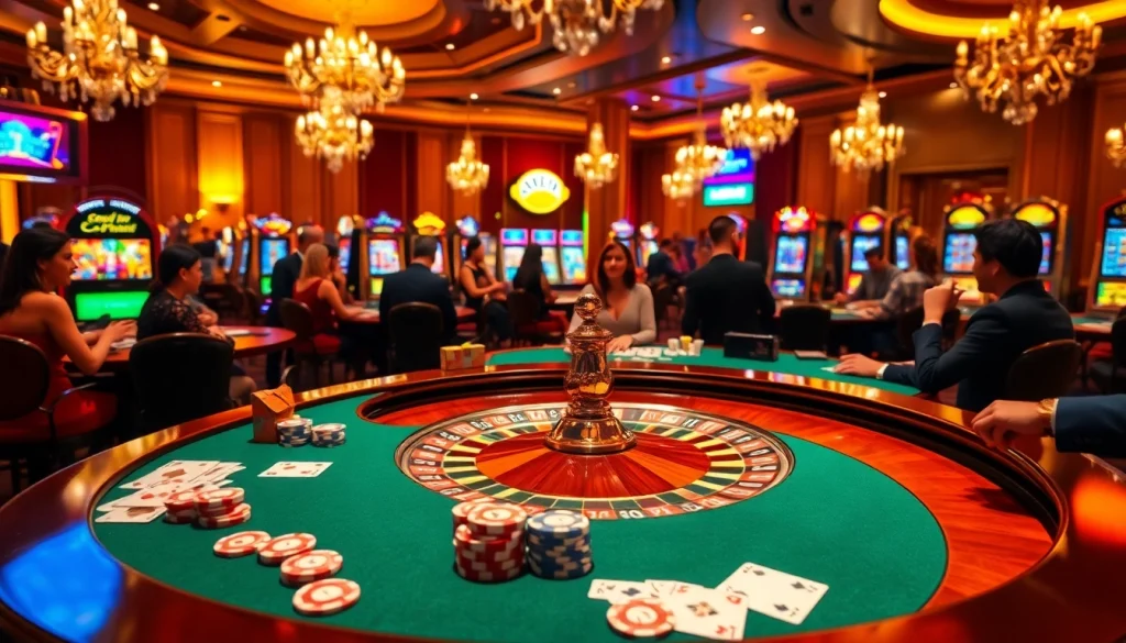 Vivez l'excitation du meilleur casino en ligne avec des joueurs autour d'une table de roulette en action.