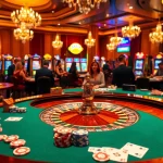 Vivez l'excitation du meilleur casino en ligne avec des joueurs autour d'une table de roulette en action.