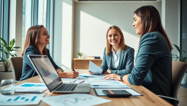 Księgowa Marzena Owczarzak świadcząca usługi księgowe Plus w nowoczesnym biurze