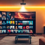 Watch diverse films and series on gowatchseries in a cozy home setting.