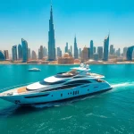 Experience the beauty of Abu Dhabi city tour with vibrant skyline and luxury yachts.
