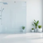 Experience elegant showers uk with a sleek modern bathroom featuring glass panels and chrome fixtures.