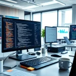 Implementing test automation strategies using DoesQA tools in a modern workspace.