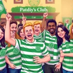 Die Fans des csc hamburg feiern begeistert in einem lebhaften Unterstützerclub.