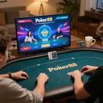Players engage in competitive online gambling with POKER88, focused on winning strategies.